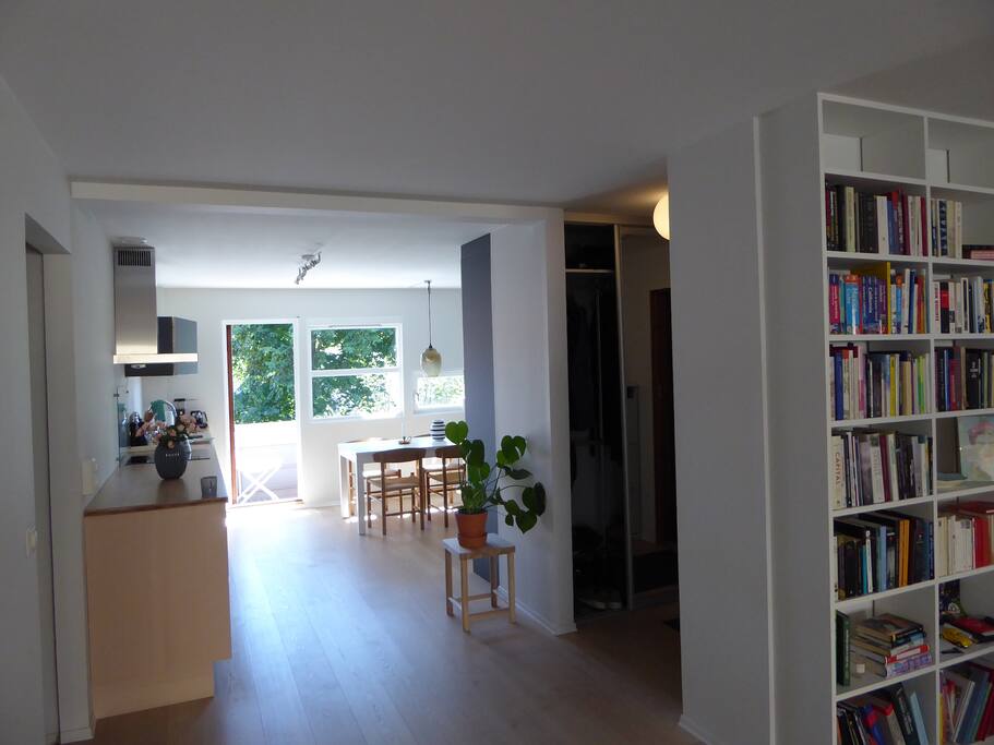 Kitchen with balcony