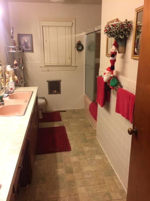 The Big bathroom that is yours to use even if owner is there he will use another bathroom.