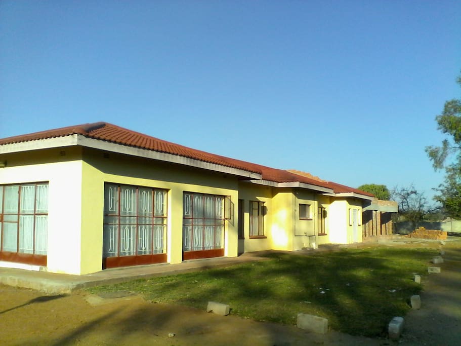 Side view of house