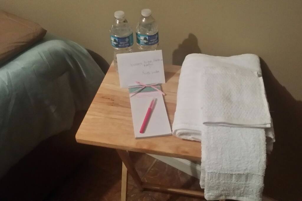 welcome table