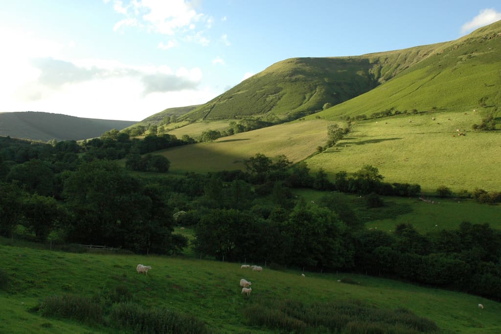 View North East up the valley