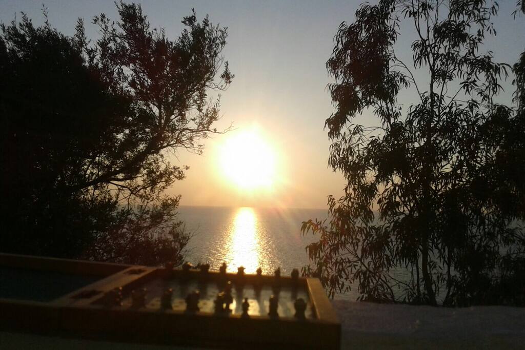 Scacchi al tramonto