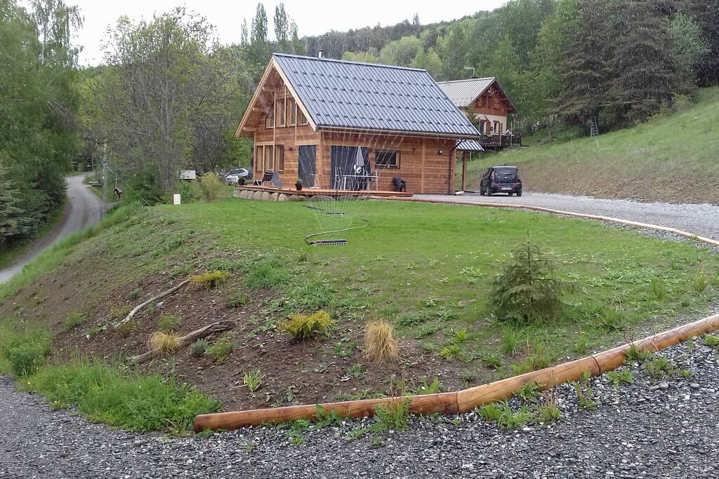 Entrée du chalet.