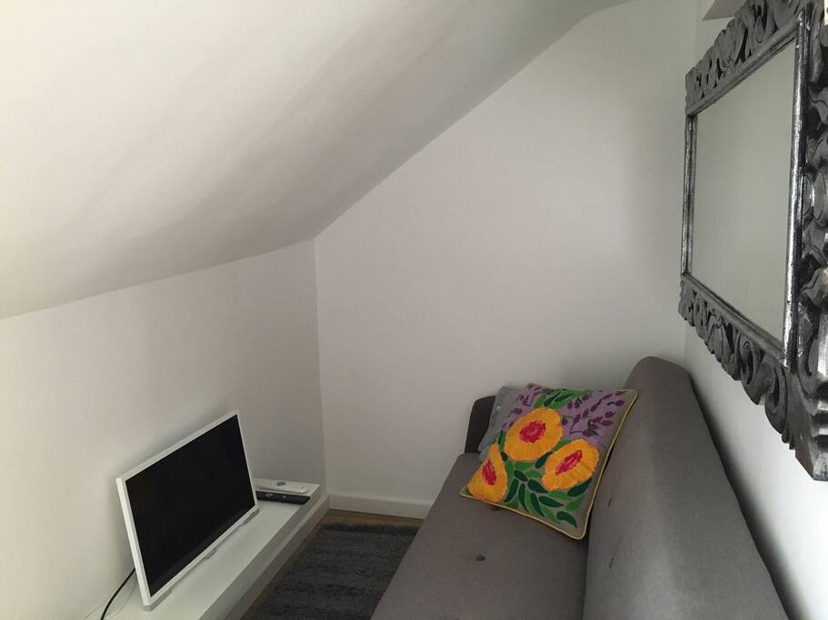 Tv and couch