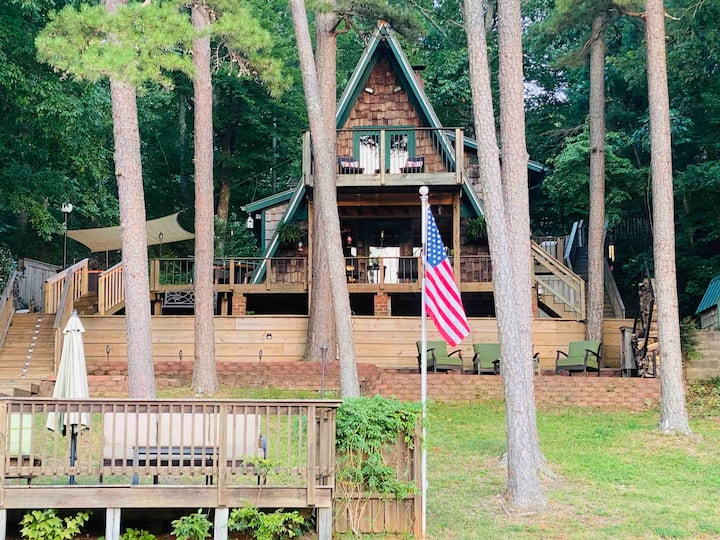 Badin Lake Cabin Rentals Houseboat and House Rentals Airbnb