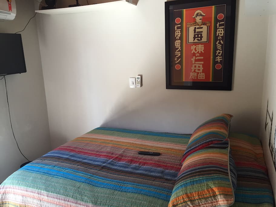 Quarto. Visão da entrada.