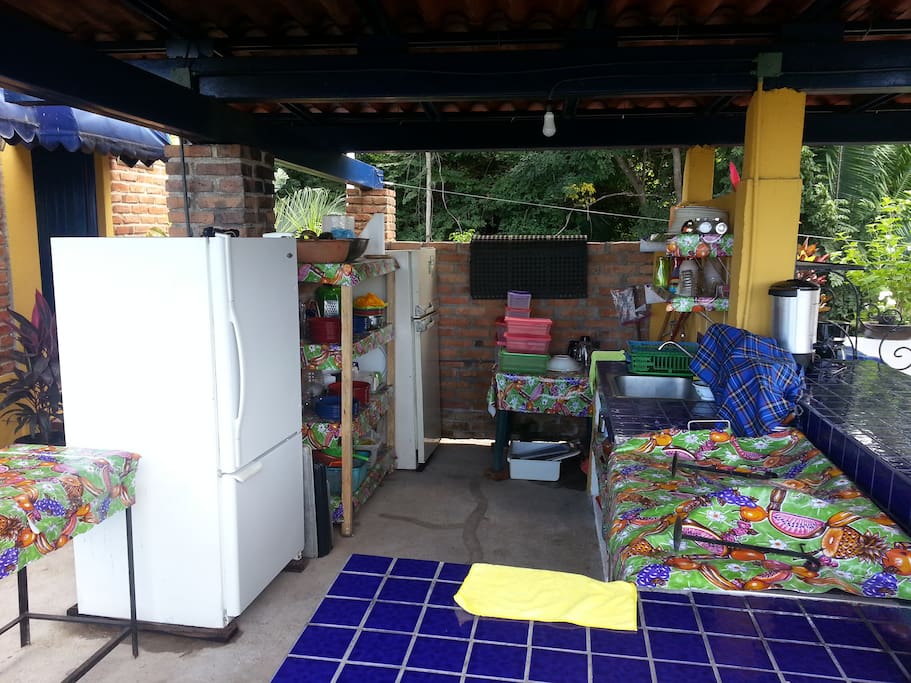 Cafe and communal kitchen