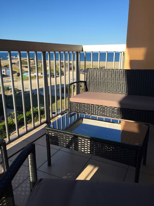 coin salon sur la terrasse