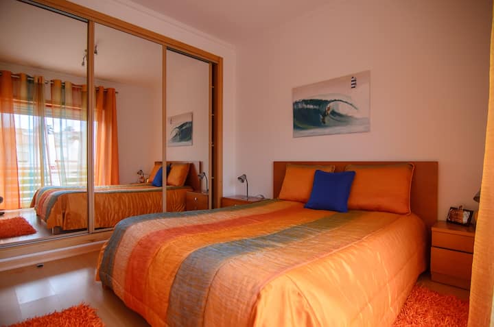 chumba cha kulala mara mbili na roshani