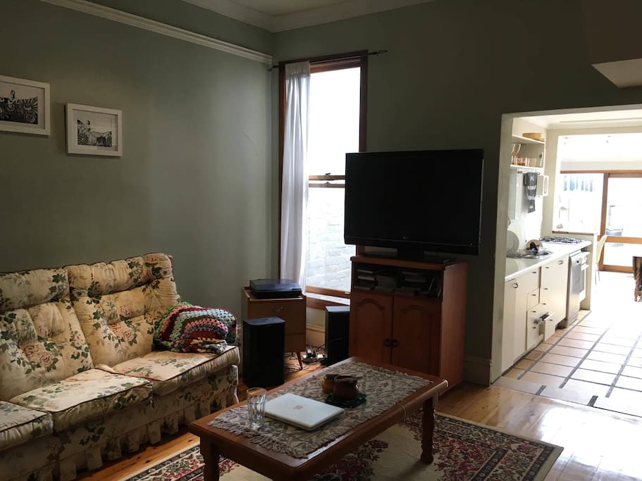 Living space with TV and Wireless internet