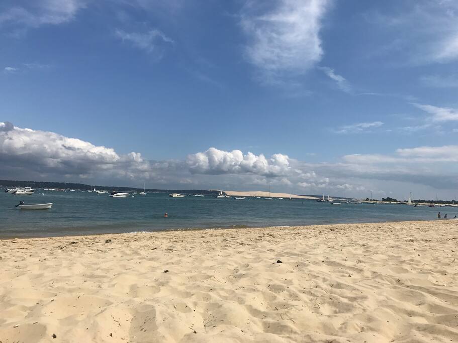 plage du ferret quelques mètres de l'appartement