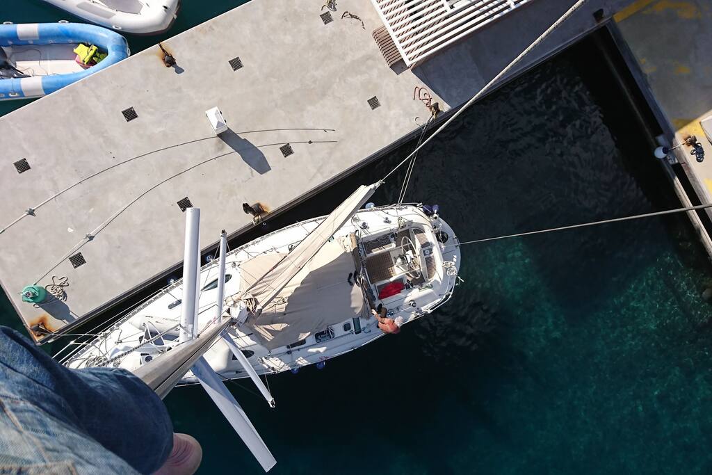 le Bateau vu du haut du mât