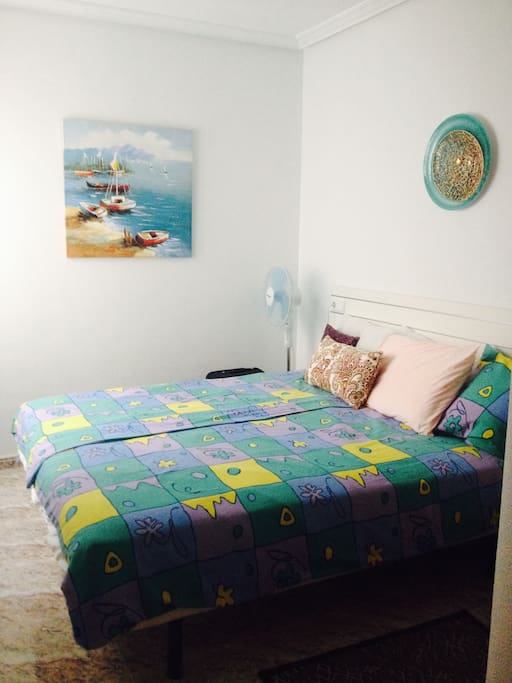 Second bedroom, king size bed.