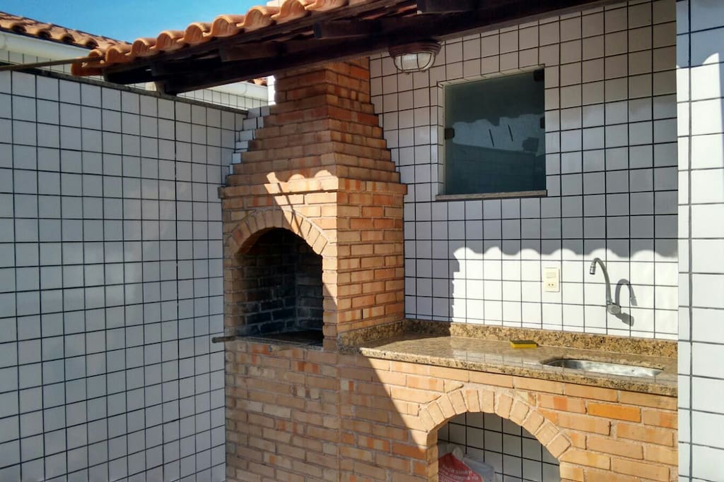 Churrasqueira na cobertura