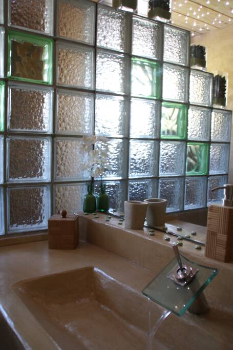 Salle de bain, douche à l'italienne
