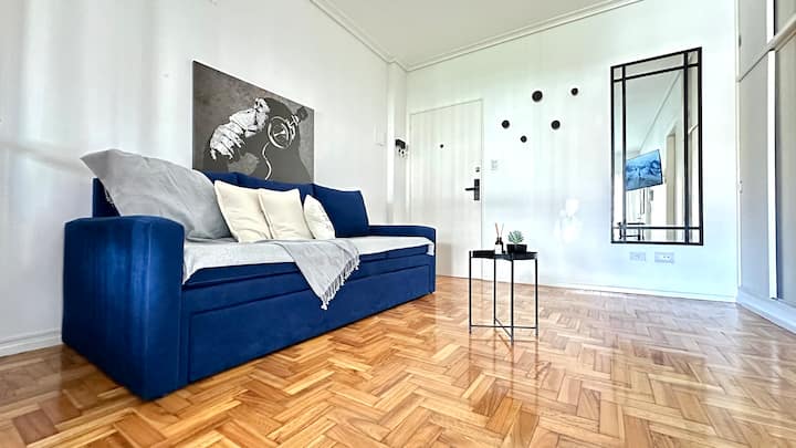 Kitnet mobiliada em Villa Crespo perto da Plaza Serrano