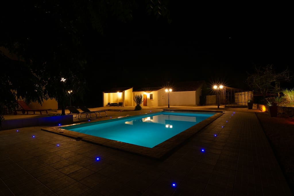Pool night view - enjoy