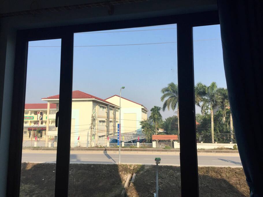 front view from living room