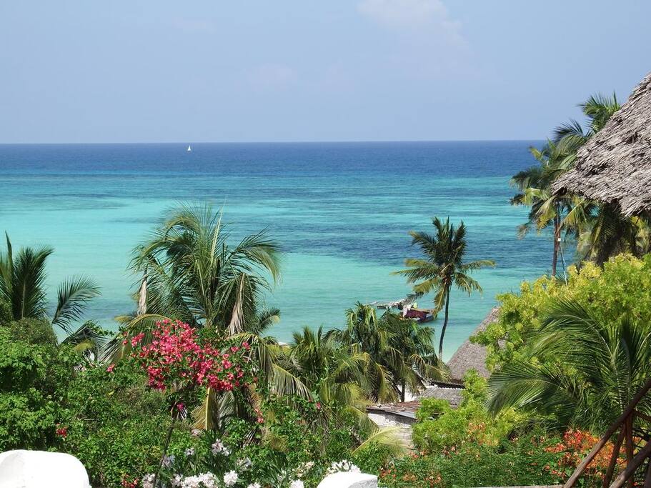 the view over the Indian ocean