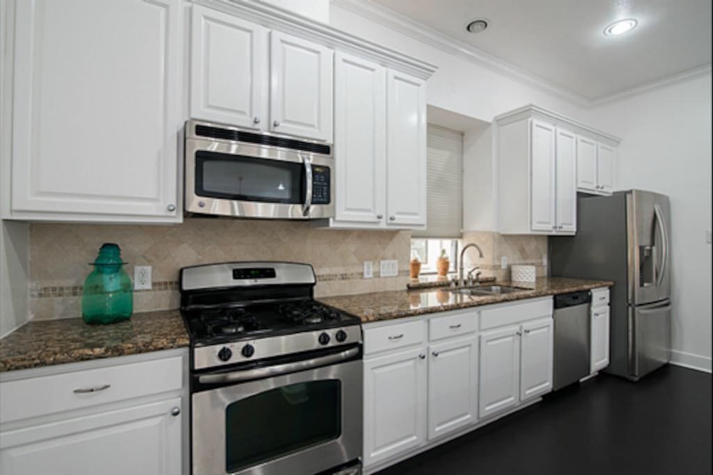Full-access to spacious kitchen.