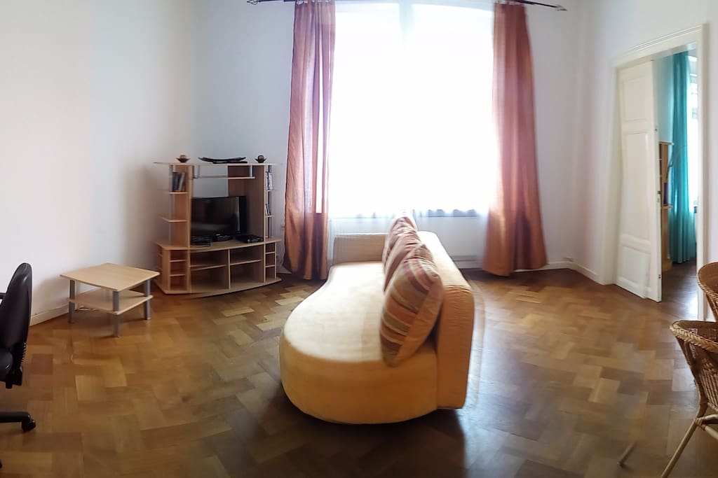 SUNNY AND ROOMY LIVINGROOM