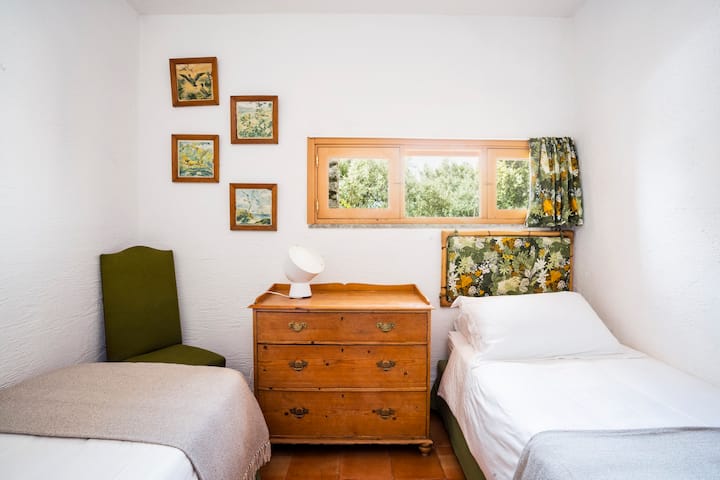 Room 5. Two single beds