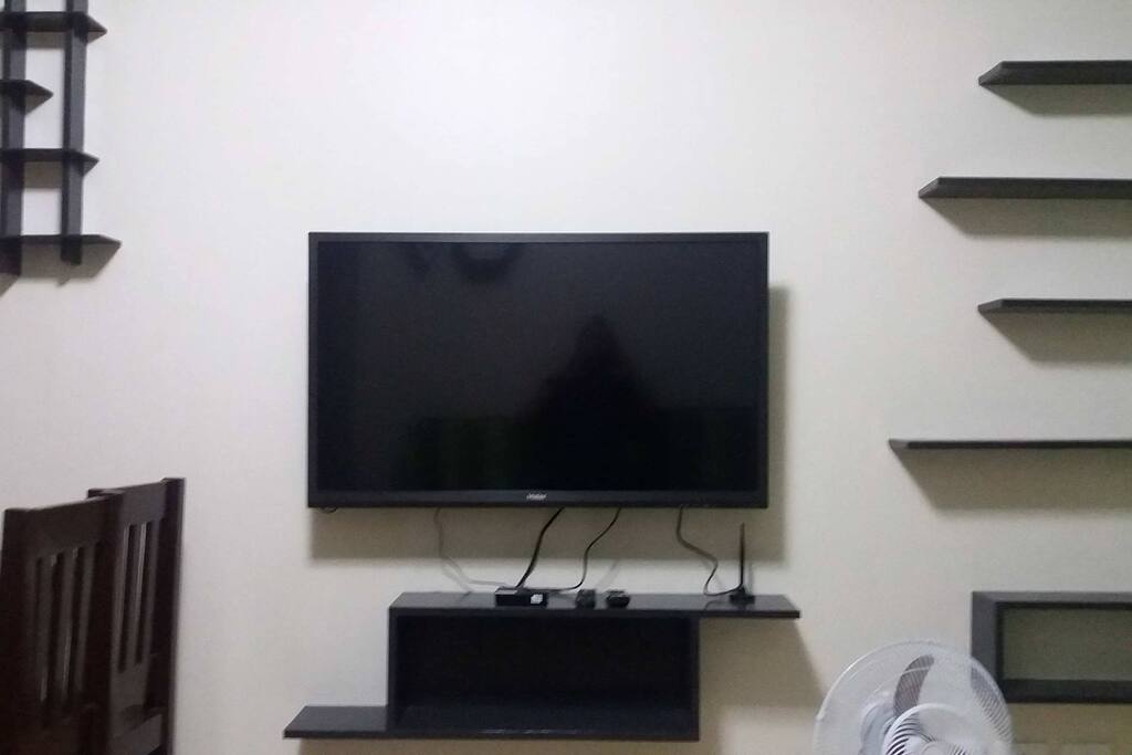 with TV local channels, wifi is free,