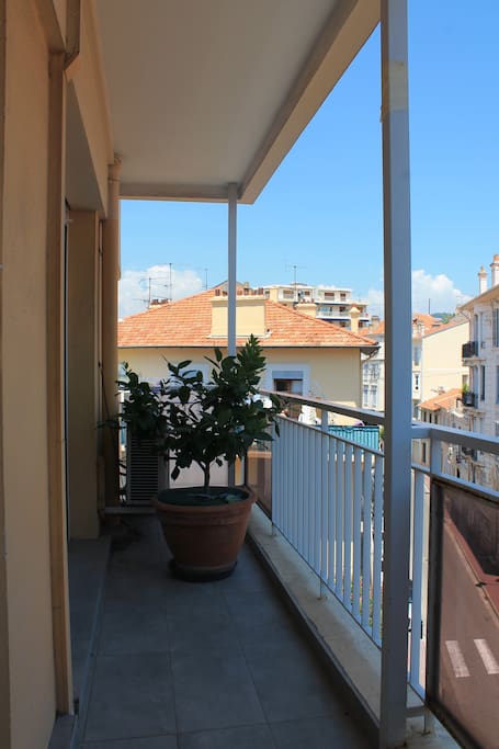 balcon de la chambre