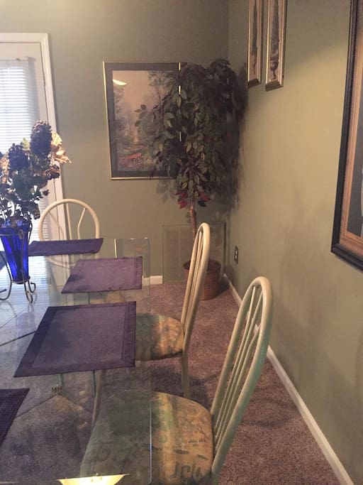 Dining room view