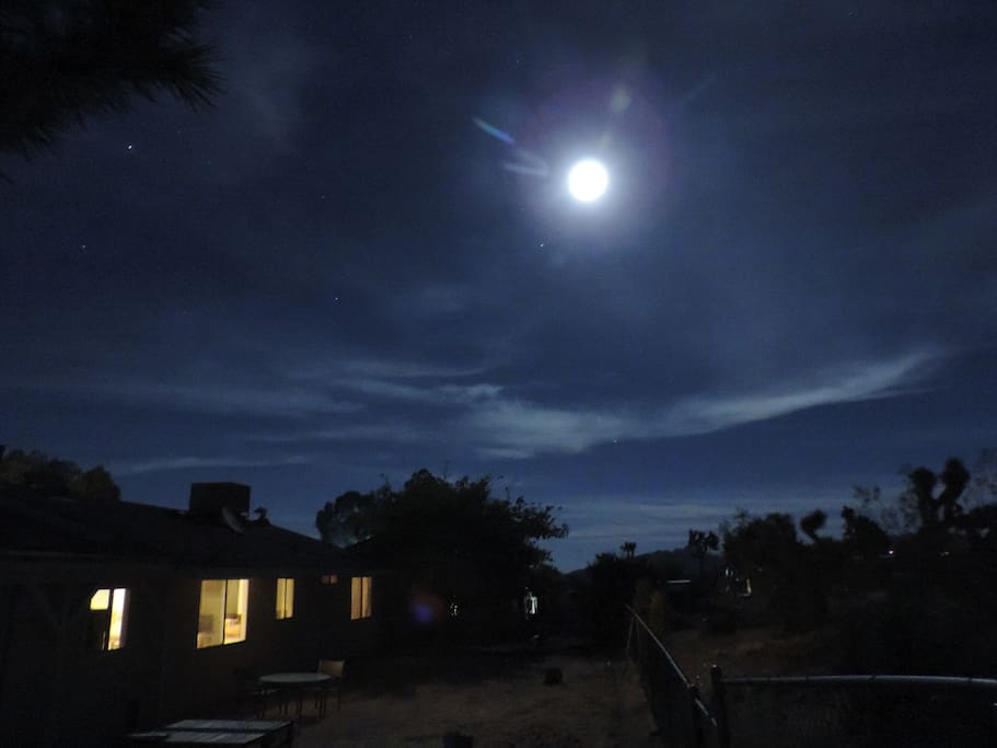 Full moon. The night sky is amazing!