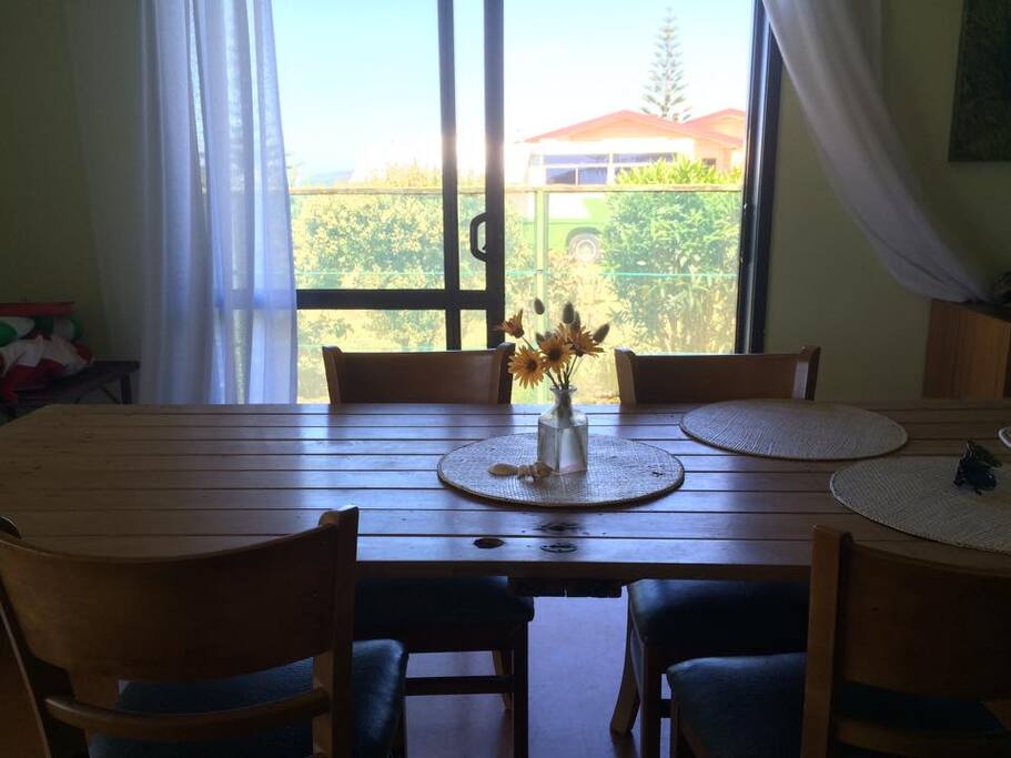 Dining area step out onto the verandah