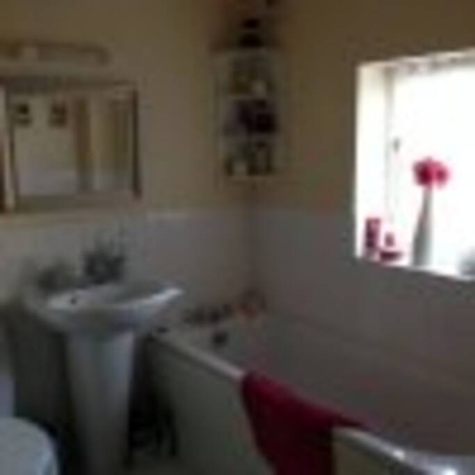 The Bathroom, there is a separate shower within the room also