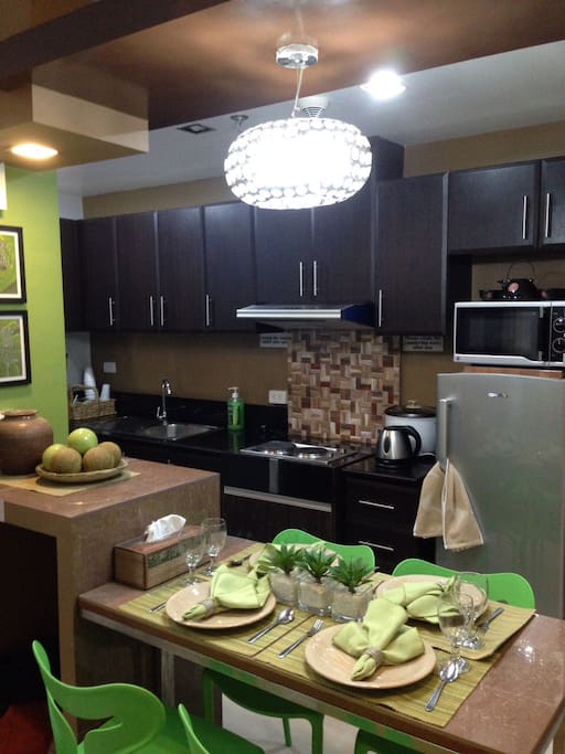 Dining and Kitchen area