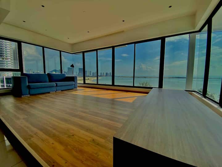 Newly Renovated Living hall with Fantastic view.