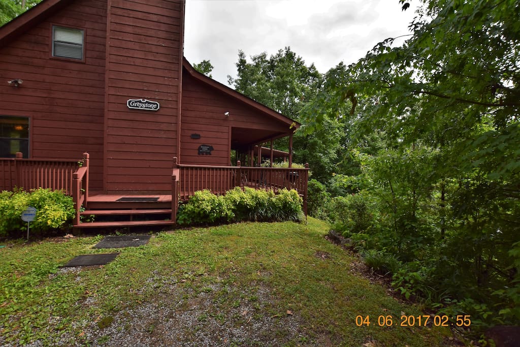 Beautiful Smoky Mountain forests surround 3 acre private property.