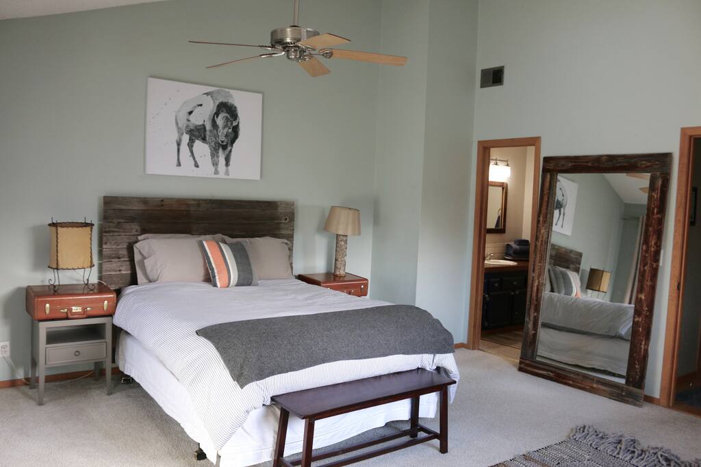 Your Master Bedroom w/ full bath & balcony