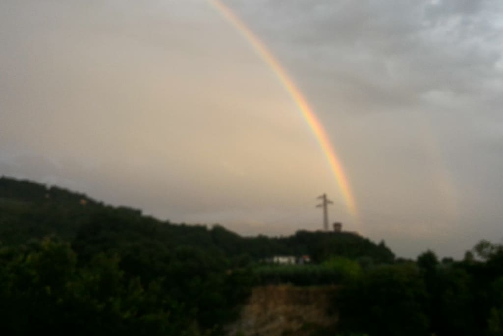 Vista dal giardino