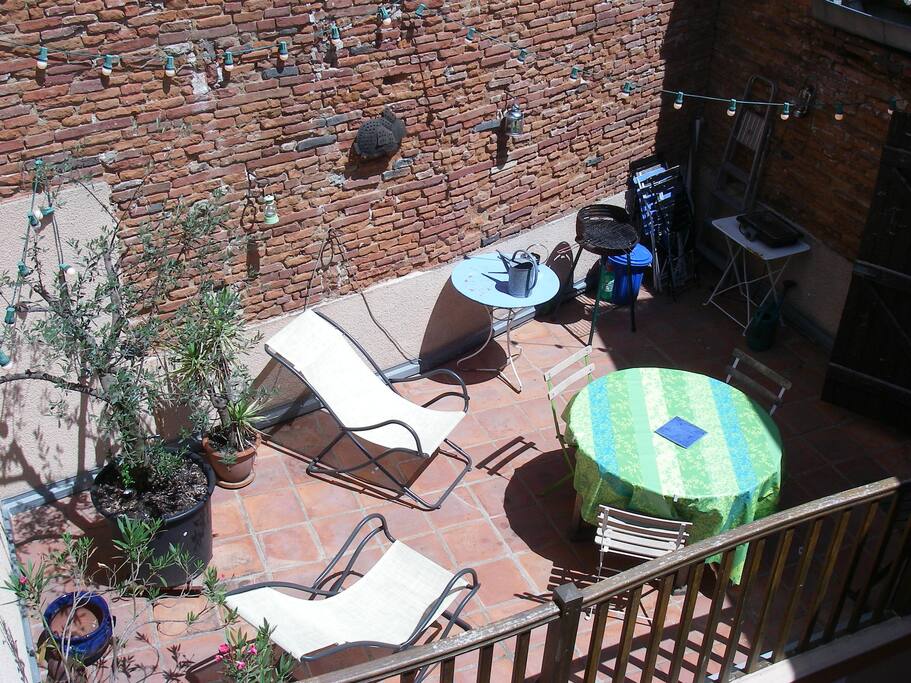 Large balcony