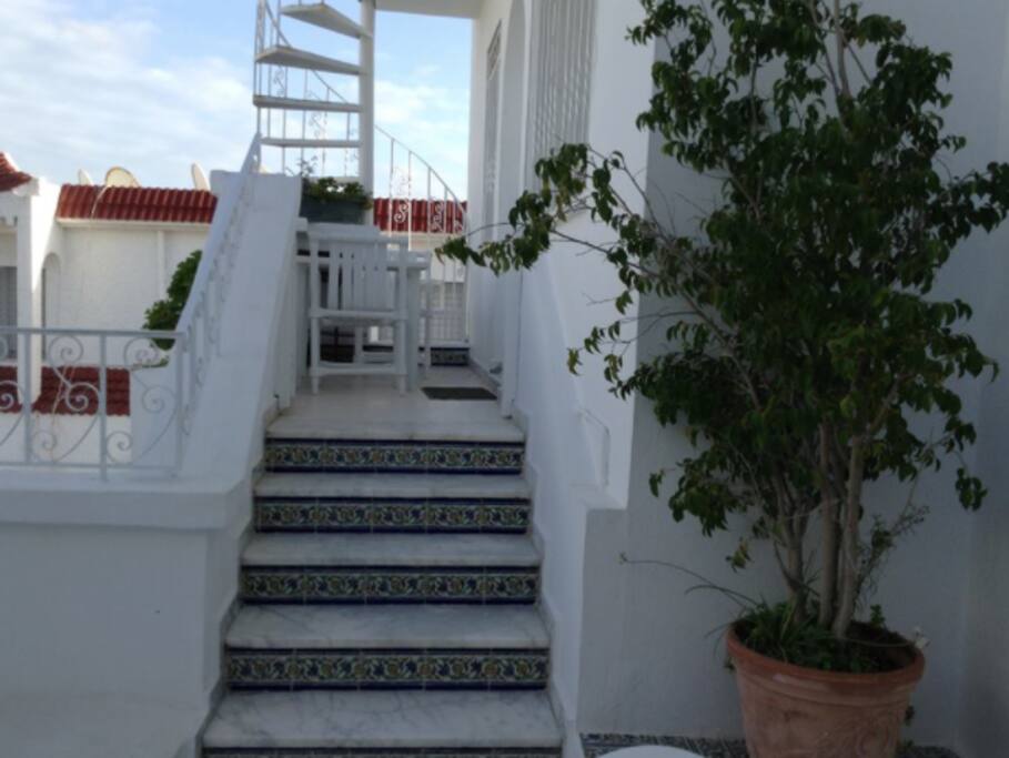 Terrasse du studio