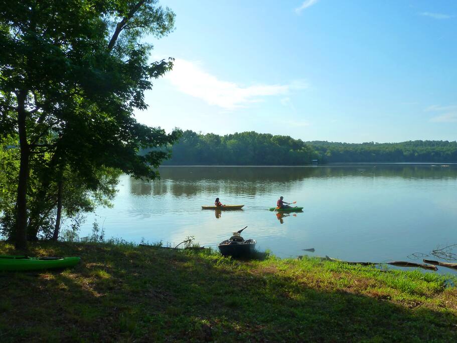 4 kayaks included with rental agreement