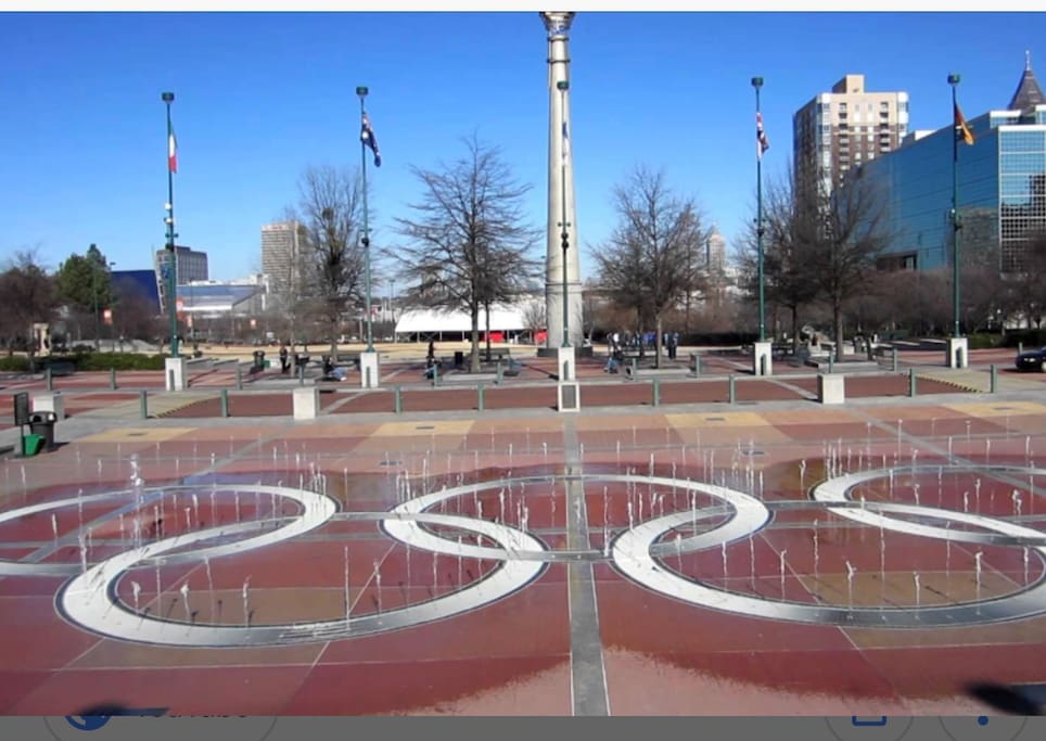 Waterfall Rings @ Centennial Olympic Park.