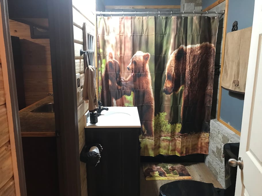 Shower and bathtub
