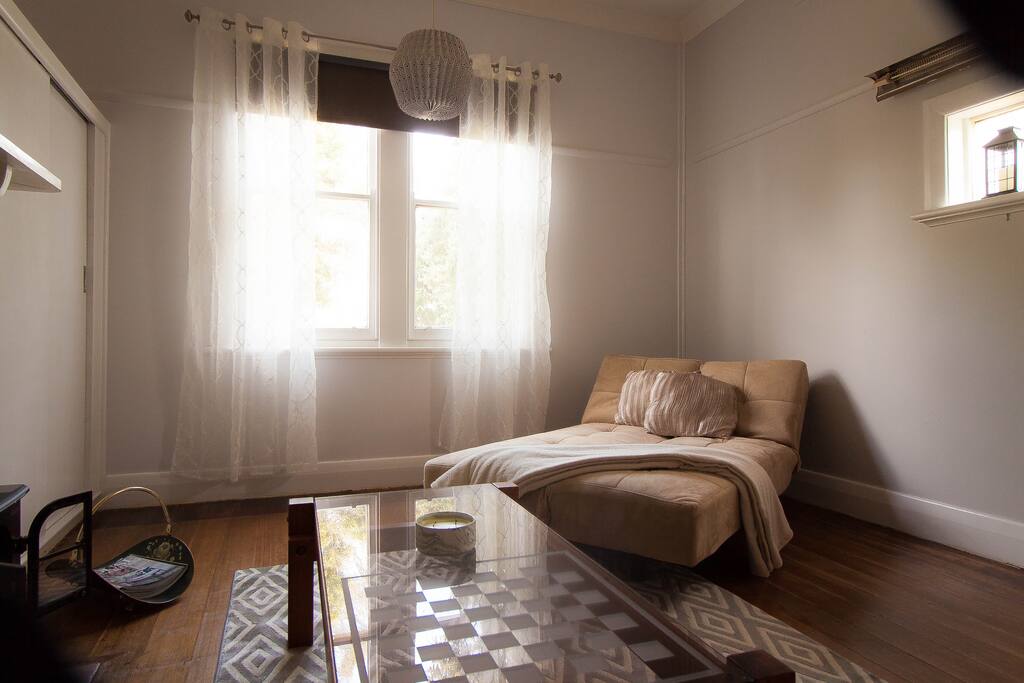 Lounge with sofa bed