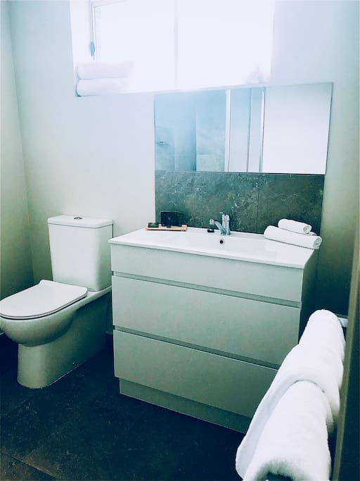 Light and roomy ensuites