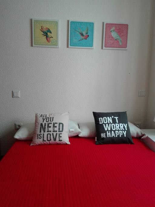Habitación 1, con cama de matrimonio
