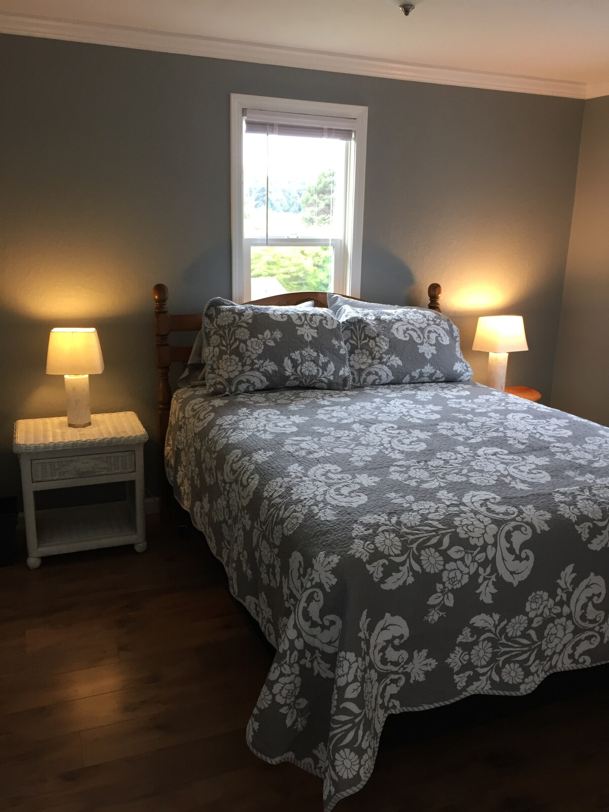 's Avonds uitzicht op de slaapkamer