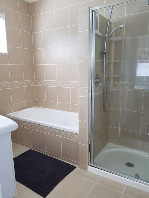Shared bathroom with other room