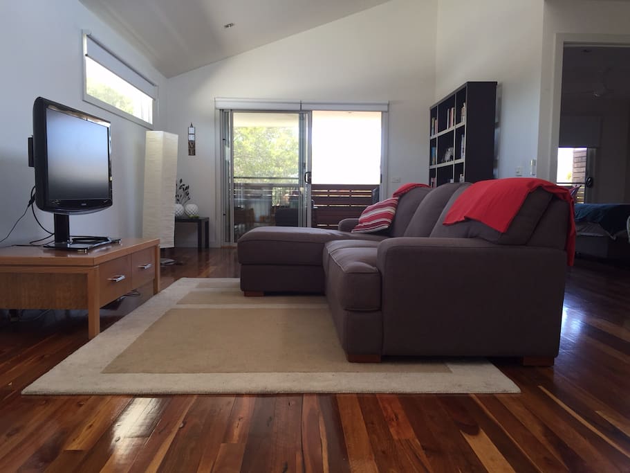 Living area with TV