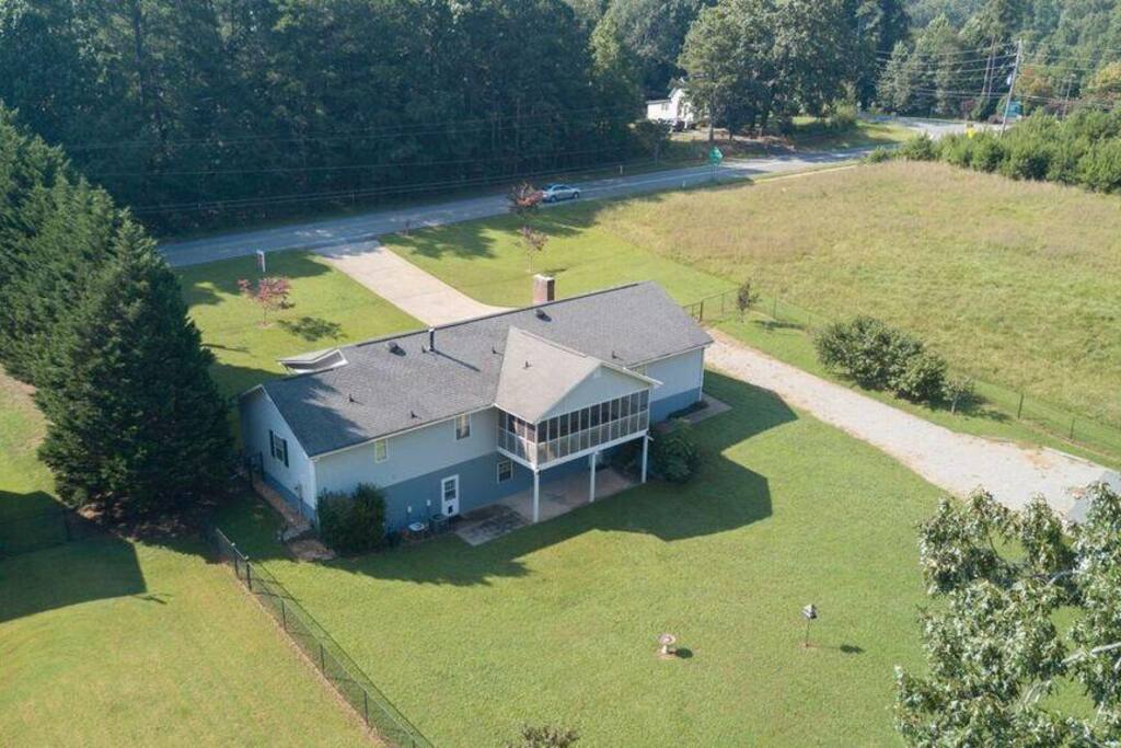 Birds eye from the sky