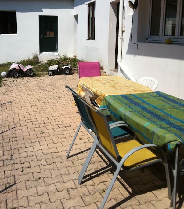 soleil ! espace exterieur au calme
